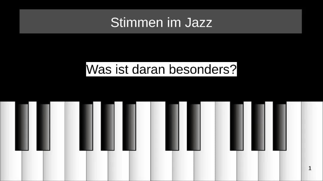 Entdecke Jazz: Instrumente, Scat-Gesang und Geschichte einfach erklärt