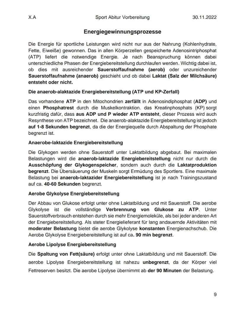 X.A
Sport Abitur Vorbereitung
Lernmodell
30.11.2022
Der Begriff des Lernens bezieht sich auf viele Bereich des menschlichen Handelns. Der
Le