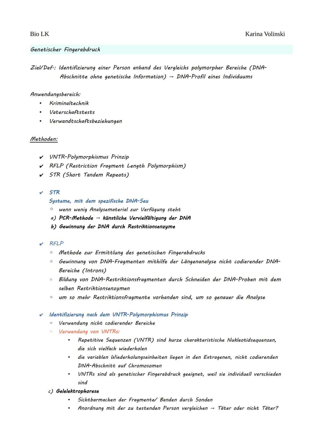 Bio LK
Gentechnik
Gentechnik
●
0 Restriktionsenzyme
●
O
DNA-Klonierung/Selektion von transgenen Bakterien *
O Polymerase-Kettenreaktion (PCR