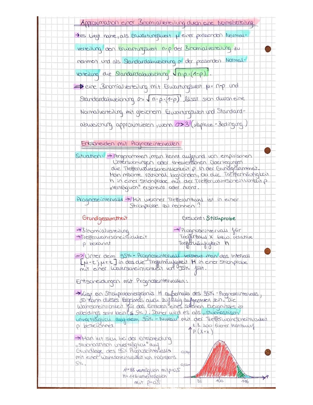 Erwartungswert
→ist der Wert, bei dem sich die Zufallsgröße bei häufiger
Wiederhaung einpendelt
Formel: M(x) = x₁ P₁ + x₂ + P₂ + ... xn.pna
