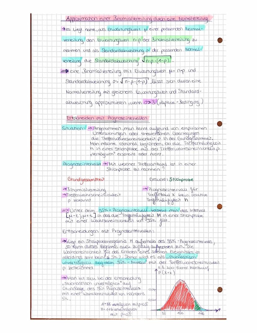 Erwartungswert
→ist der Wert, bei dem sich die Zufallsgröße bei häufiger
Wiederhaung einpendelt
Formel: M(x) = x₁ P₁ + x₂ + P₂ + ... xn.pna
