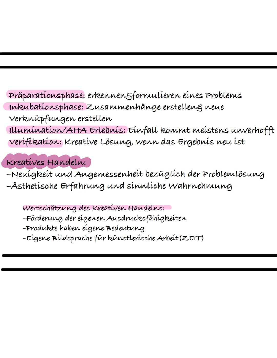 Kreativitätshemmende Faktoren:
-Pessimismus, fehlendes Selbstvertrauen
und Mutlosigkeit
-Angst vor Neuem und Vorurteile
-Komformes Denken
Kr