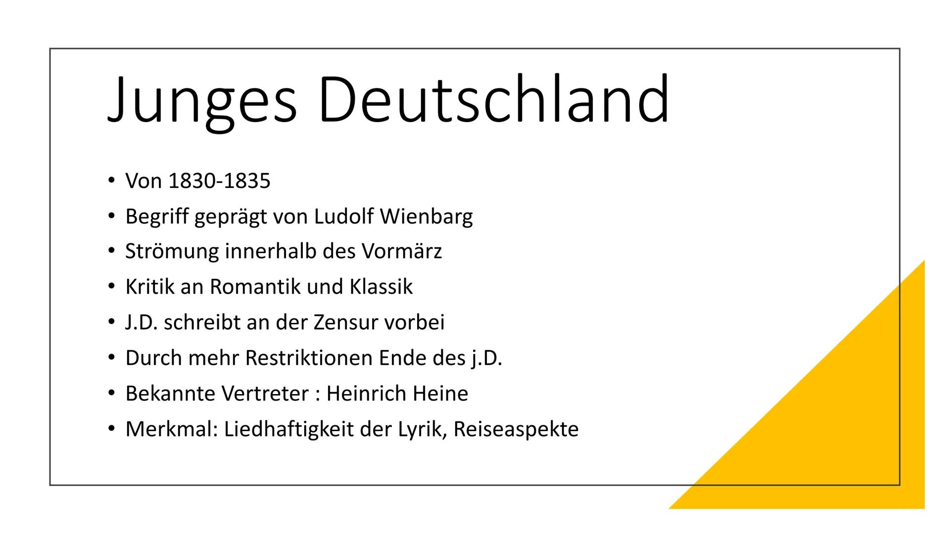 21-
VORMÄRZ „. Die Geschichte ist der Fortschritt im Bewusstsein der Freiheit.
- Georg Wilhelm Friedrich Hegel Gliederung
Grundlegende Infor