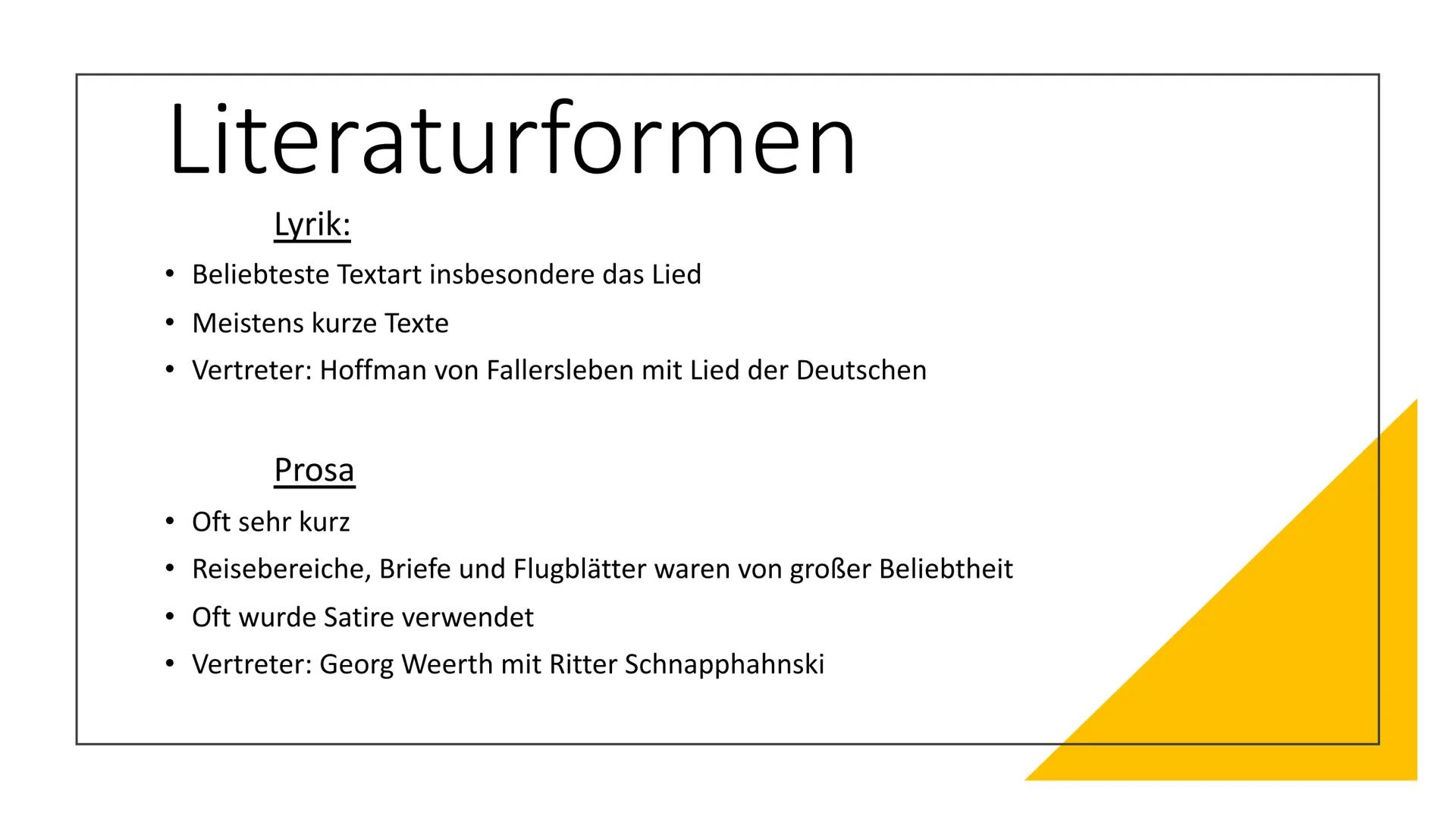 21-
VORMÄRZ „. Die Geschichte ist der Fortschritt im Bewusstsein der Freiheit.
- Georg Wilhelm Friedrich Hegel Gliederung
Grundlegende Infor