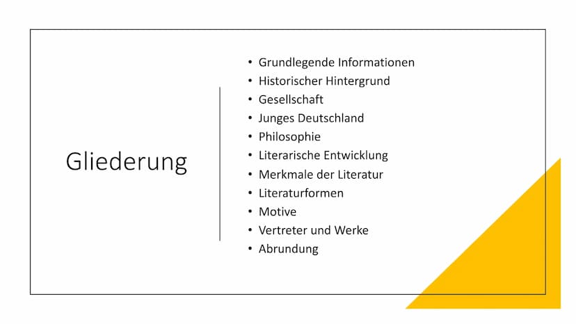 21-
VORMÄRZ „. Die Geschichte ist der Fortschritt im Bewusstsein der Freiheit.
- Georg Wilhelm Friedrich Hegel Gliederung
Grundlegende Infor