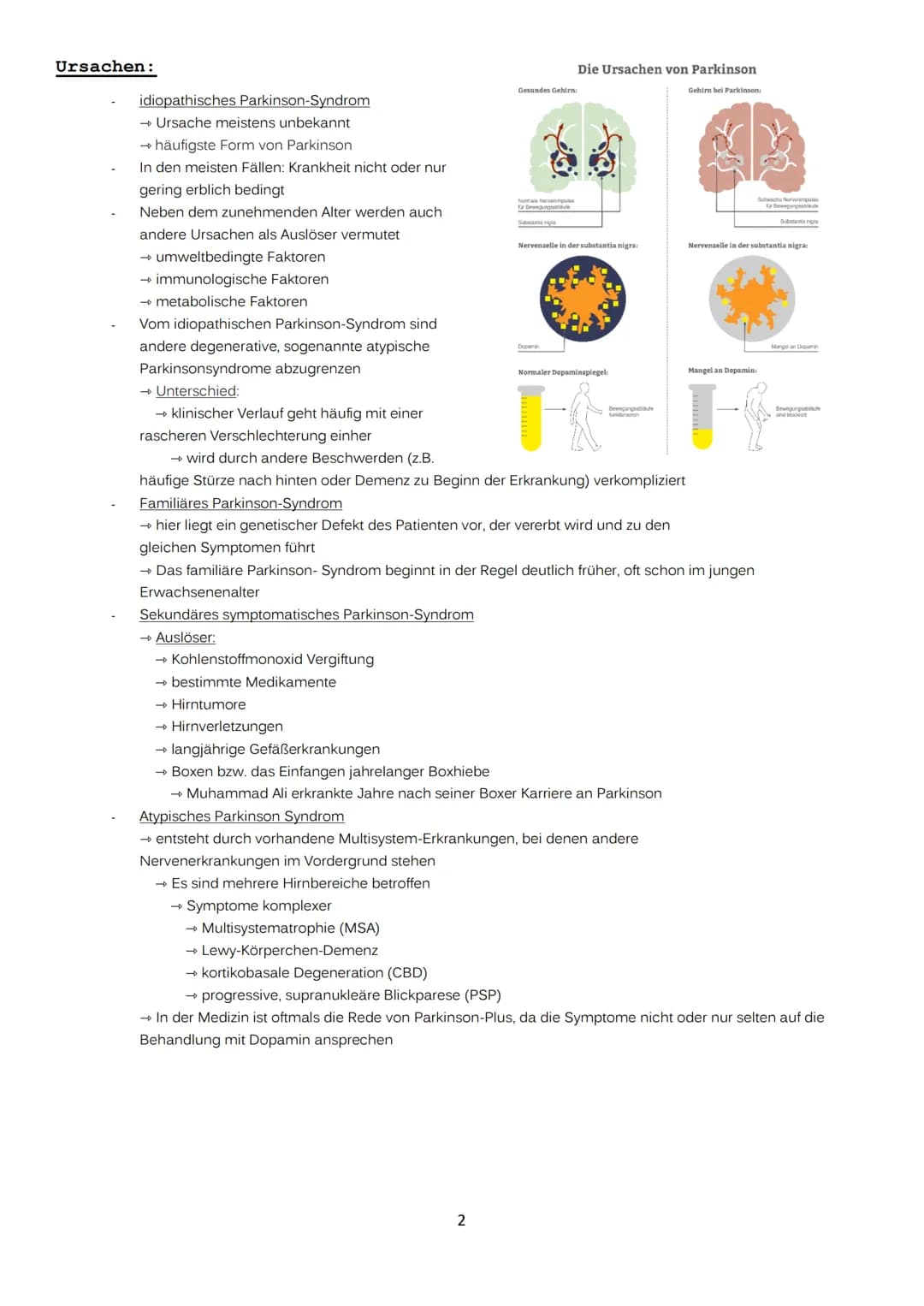 Definition:
neurologische Erkrankung
→ umgangssprachlich „Schüttellähmung"
nach dem englischen Arzt Dr. James Parkinson benannt
→ 1817 erstm
