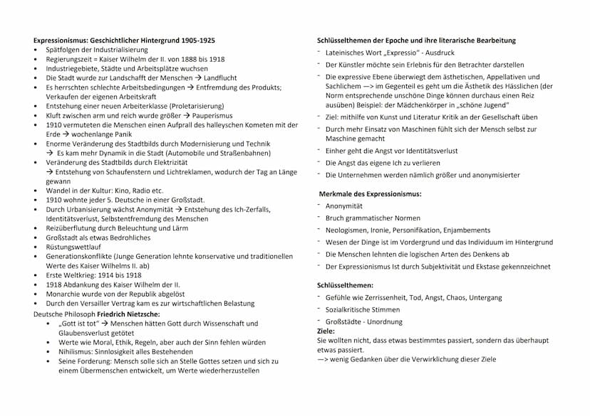 Q3.2 Epochenumbruch 19./20. Jhd. - literarische Moderne im frühen 20 Jhd.
Texte der literarischen Moderne
Epik
●
●
●
●
→ Die Figuren haben m