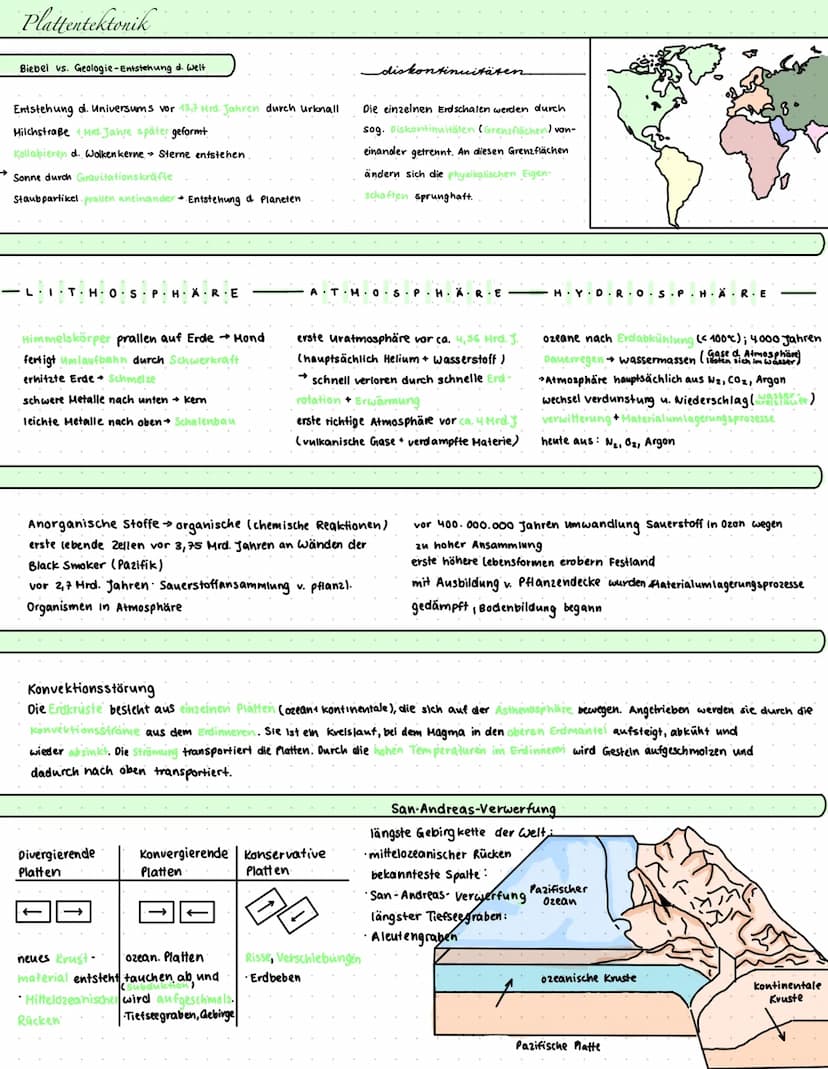 W-
MU
SW
S
Erdkunde Plattentektonik
Definition:
Grundlagentheorie zur Erklärung von Vorgängen in der Erdkruste und im obersten Erdmantel (En