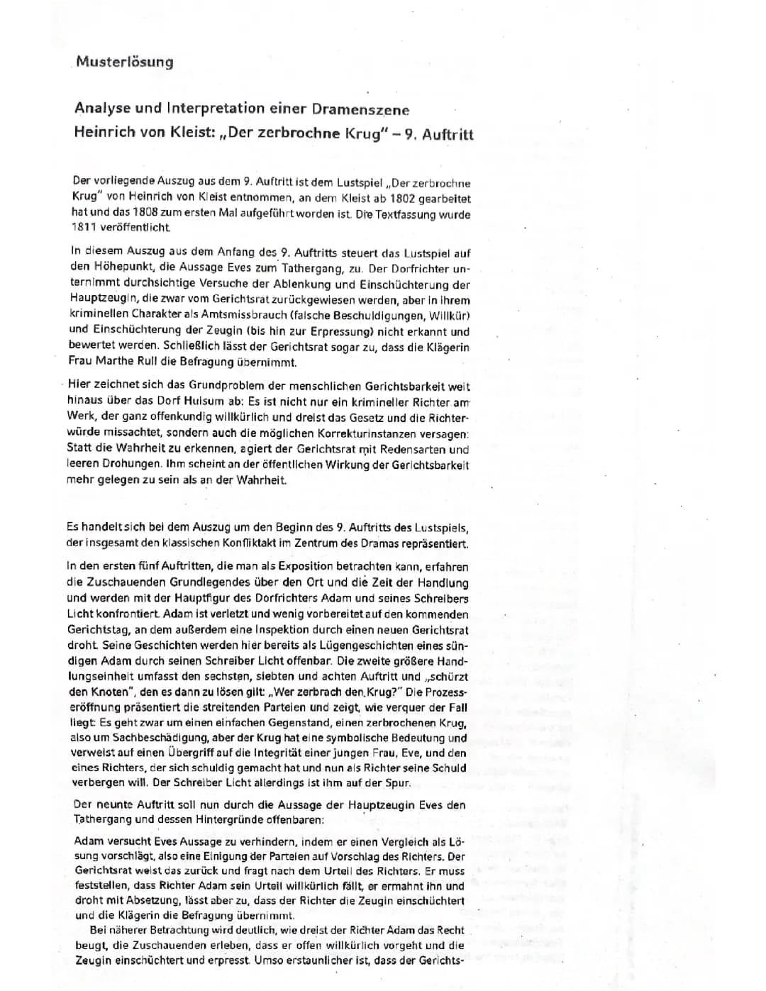Der zerbrochne Krug 
