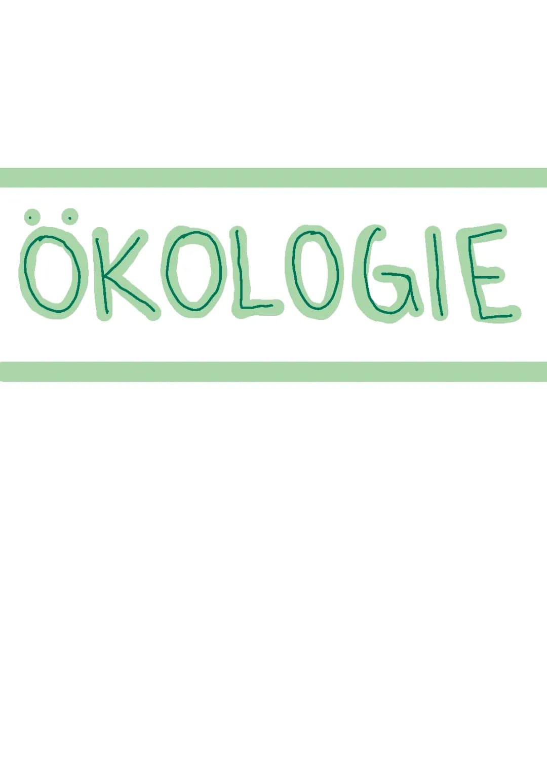 Ökologie Abi