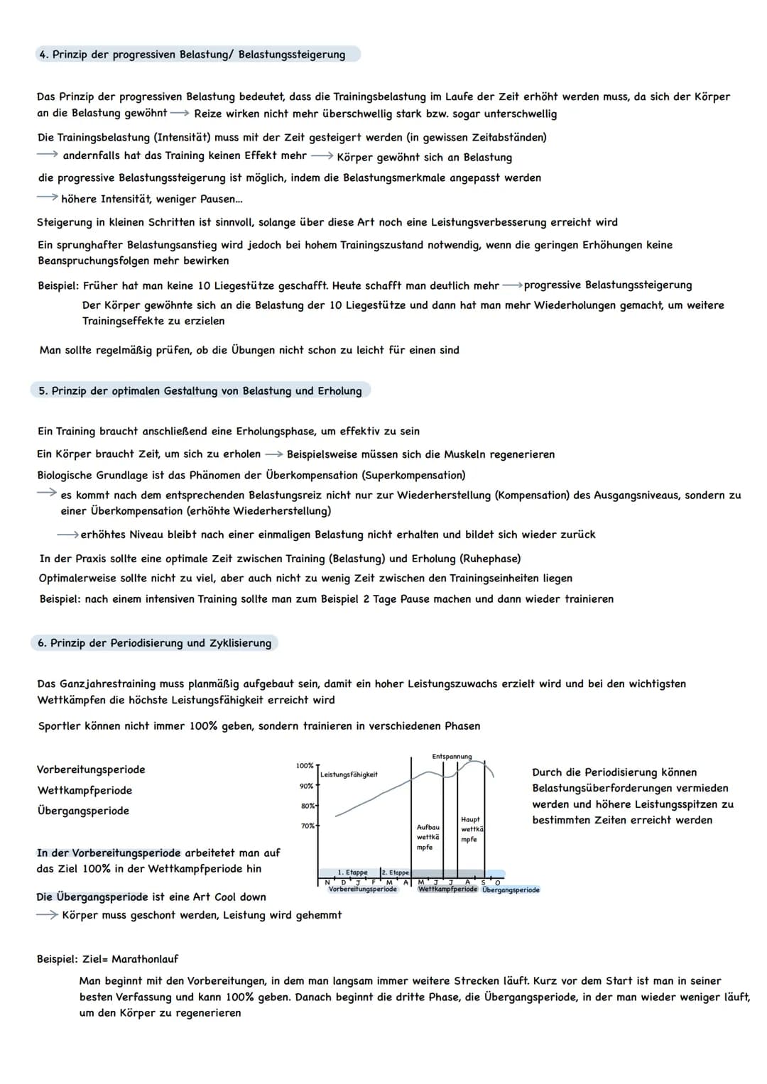 1. Prinzip der Entwicklungs- und Gesundheitsförderung
Das Prinzip der Entwicklungs- und Gesundheitsförderung ist der Kernaspekt des Training