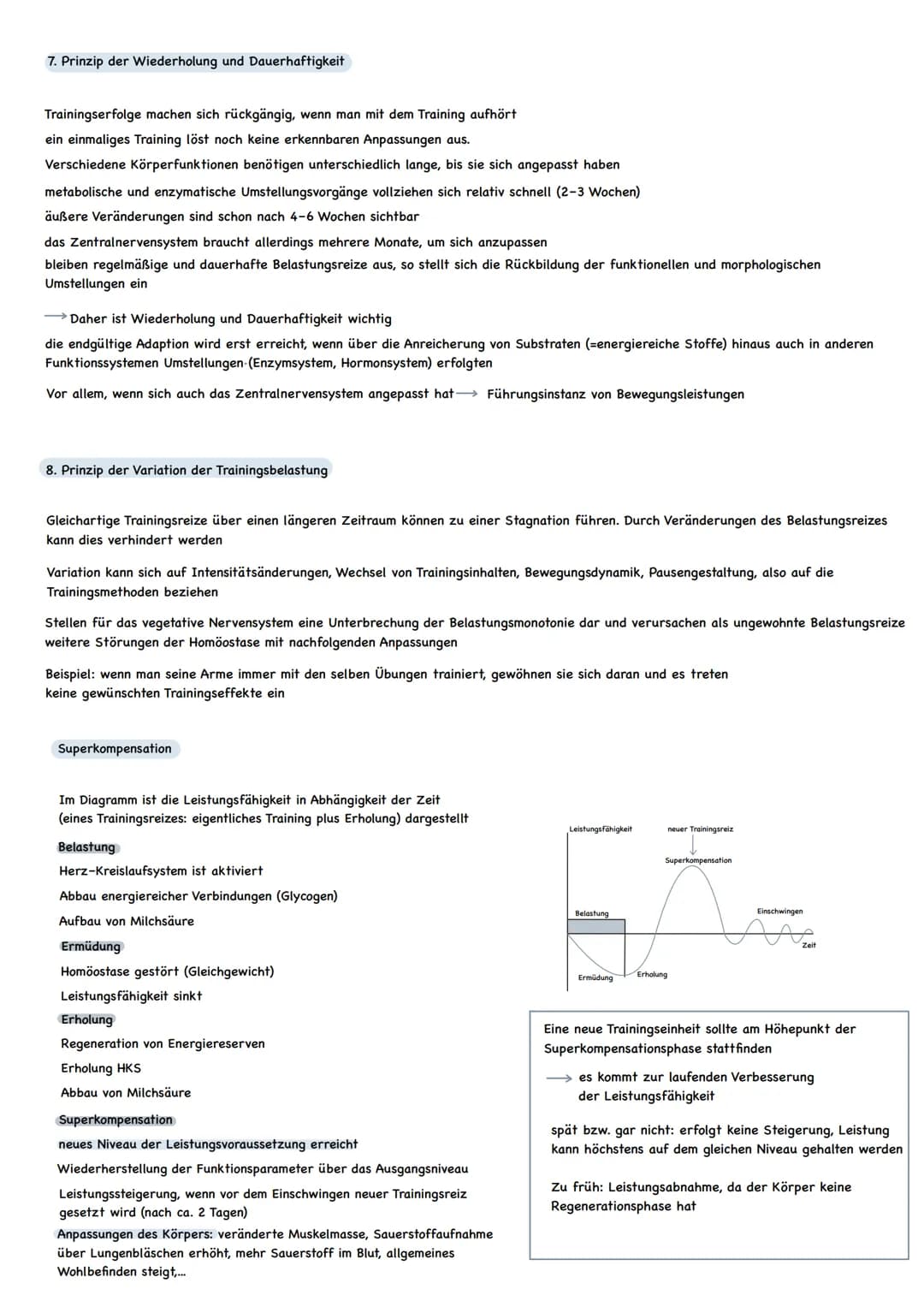 1. Prinzip der Entwicklungs- und Gesundheitsförderung
Das Prinzip der Entwicklungs- und Gesundheitsförderung ist der Kernaspekt des Training