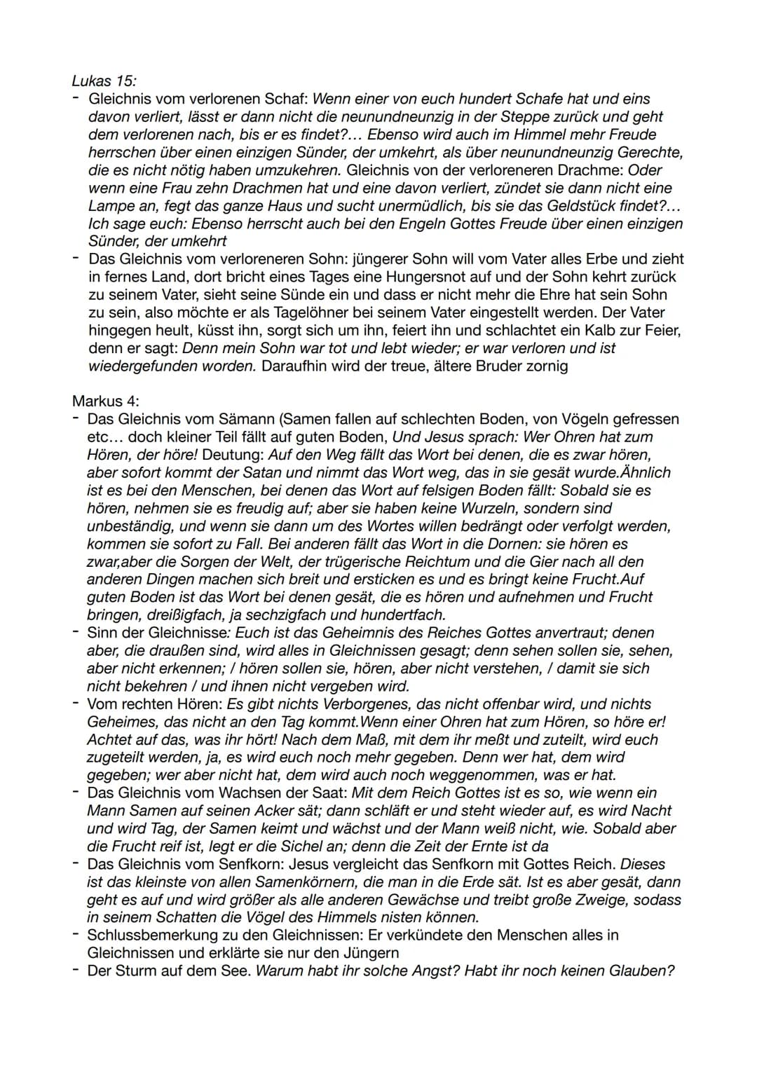 Inhaltsverzeichnis
Jesus Christus
1.1) Jesu Wirken
Lebensweg (Steckbrief)
Nachfolge
Wunder u. Wirkungen u. Interpretation
Gleichnisse ,,Das 