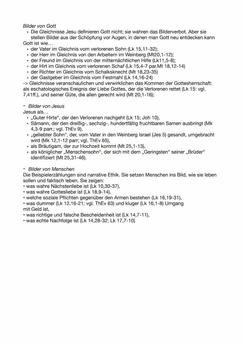 Inhaltsverzeichnis
Jesus Christus
1.1) Jesu Wirken
Lebensweg (Steckbrief)
Nachfolge
Wunder u. Wirkungen u. Interpretation
Gleichnisse ,,Das 