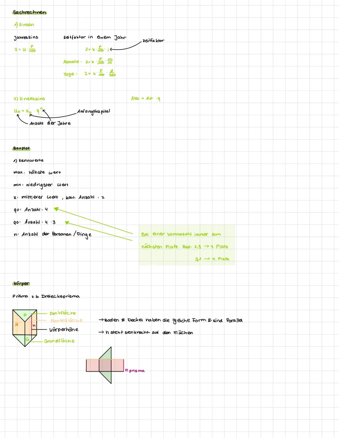 Quadratische Gleichungen
P-Q Formel
x² + p + 9 = 0
X 1/2
X 1 =
=
- — ± √√(²) ²³²-9
+
A(1)
y=mx+c
lineare Funktionen
x2 =
B(1)
me Steigung
c=