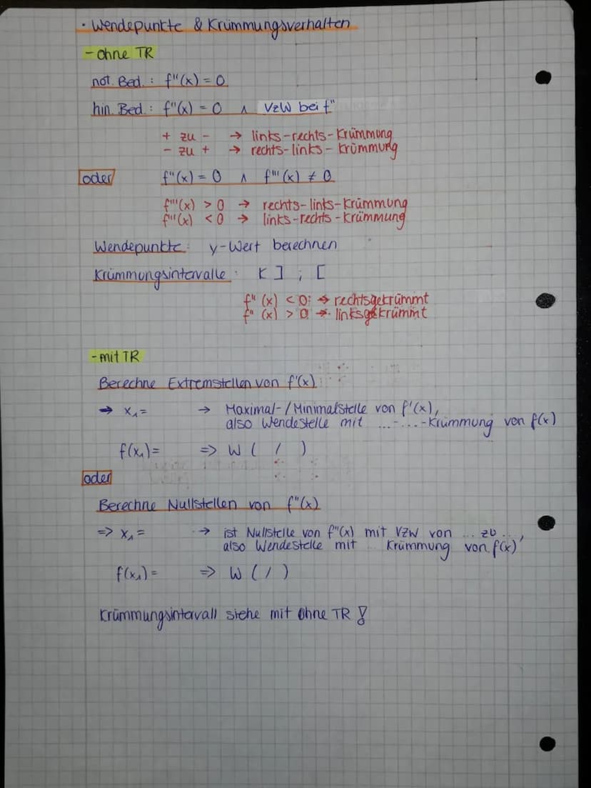 Klasse 12 Mathe LK-Klausur Nr. 1)
- Kurvendiskussion einer ganzrationalen Funktion
.
• Symmetrie
-ohne TR
• Punktsymmetrisch (zum Ursprung) 