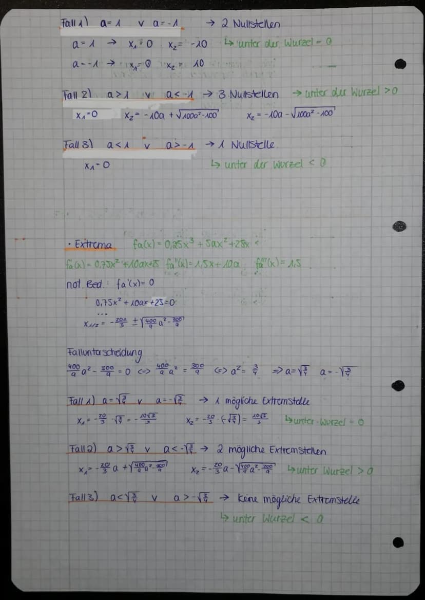 Klasse 12 Mathe LK-Klausur Nr. 1)
- Kurvendiskussion einer ganzrationalen Funktion
.
• Symmetrie
-ohne TR
• Punktsymmetrisch (zum Ursprung) 