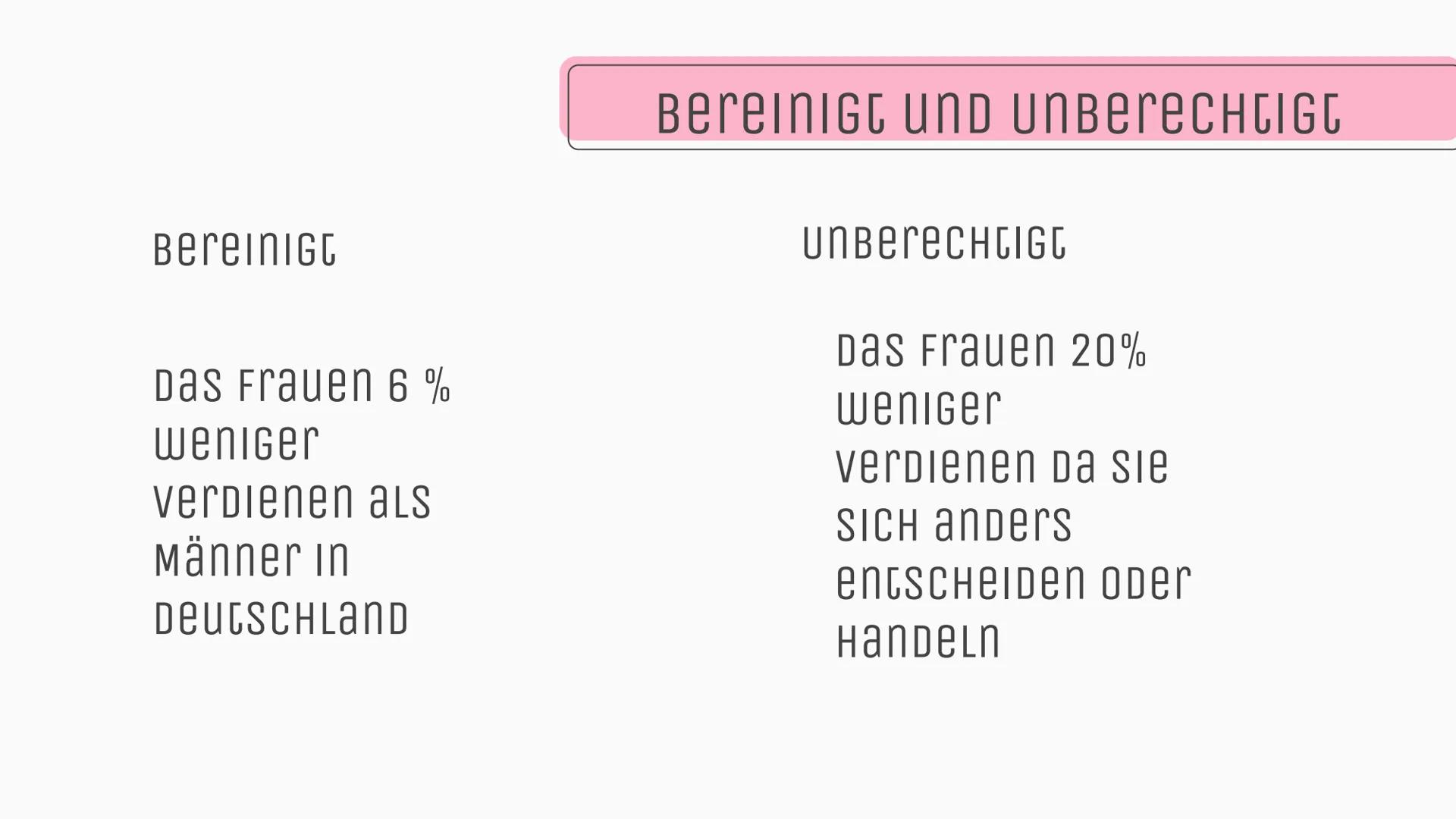 GENDER-PAY
-GAP
Die Bezahlung zwischen
Männer und Frauen
▬▬▬▬▬▬▬▬▬▬▬▬ DEFINICION
Gender Pay Gap oder auch GenDer Wage Gap Genannt
ursachen/P