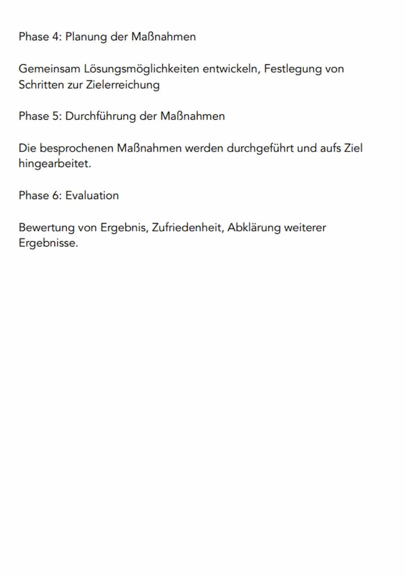 Beratungsprozess
Beratung spielt eine bedeutende Rolle in der
Pflege, da sie dazu dient, individuelle
Unterstützung und Anleitung für Patien