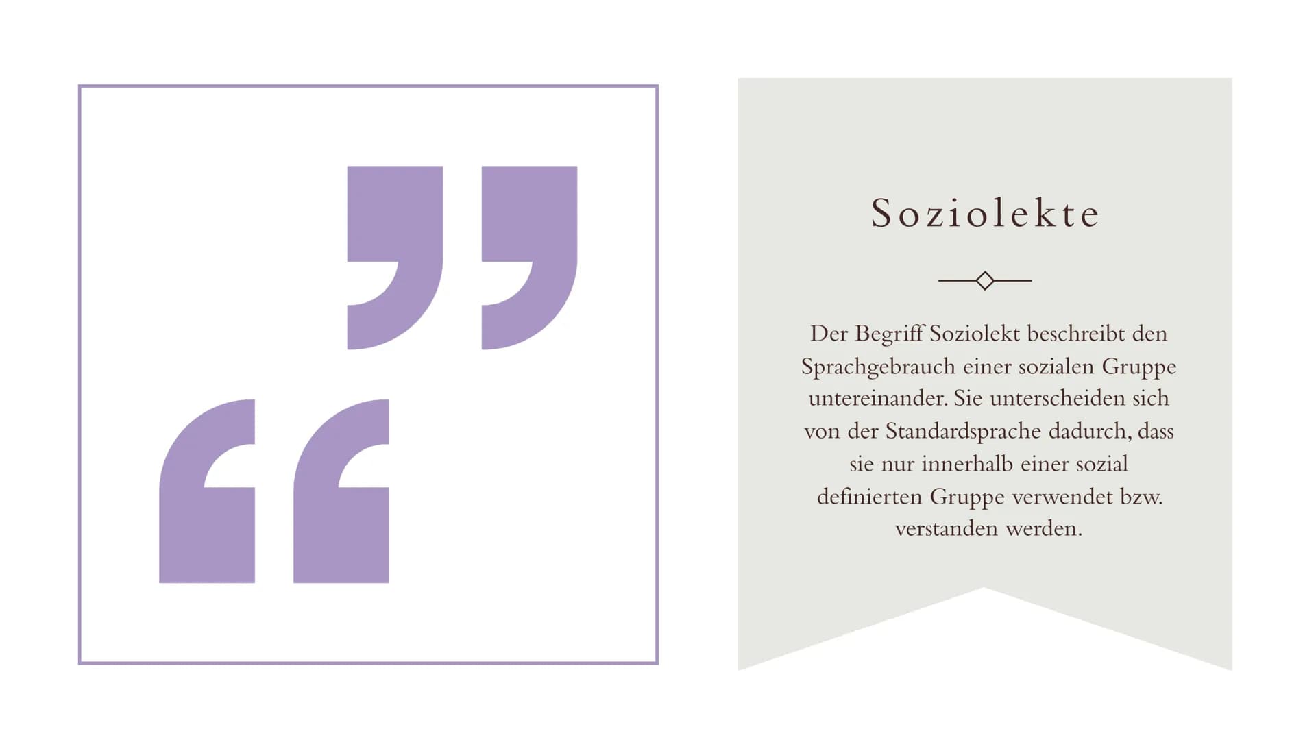 LINGUISTIK
DIALEKTE UND
SOZIOLEKTE
Eine Präsentation von Tabea Grimm
und Lilian Eisele
Deutsch GK INHALT
❖ Definition Standardsprache
Sprach