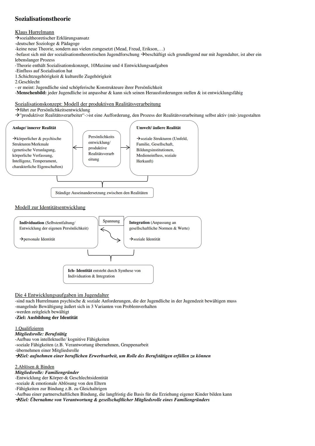 # Sozialisationstheorie

Klaus Hurrelmann

→sozialtheoretischer Erklärungsansatz.

-deutscher Soziologe & Pädagoge

-keine neue Theorie, son