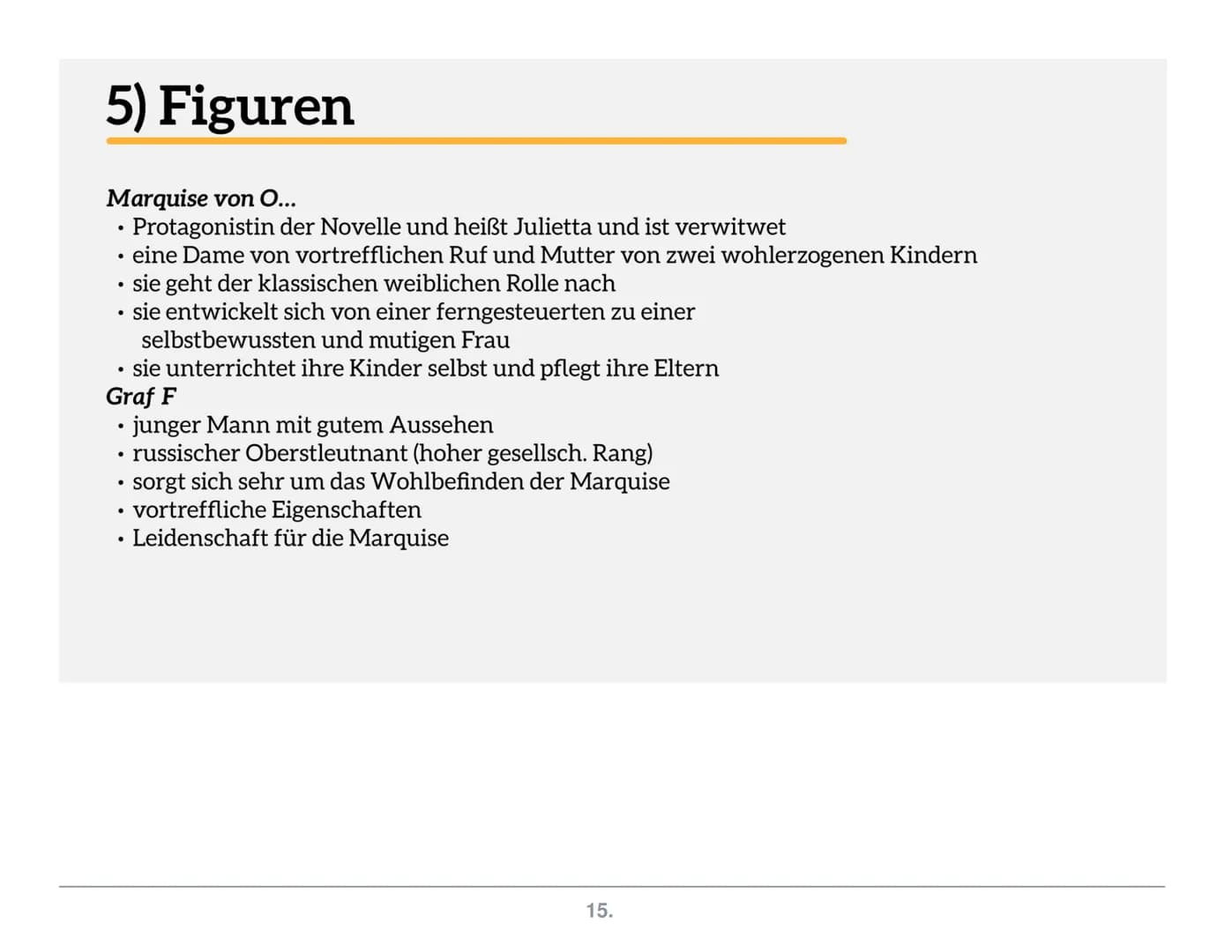 Die Marquise von O...
CLIMB TO
Your ABI
1. Inhaltsverzeichnis
1) Heinrich von Kleist
2) Inhaltliche Zusammenfassung
3) Erzähltechnik
3.1) Er