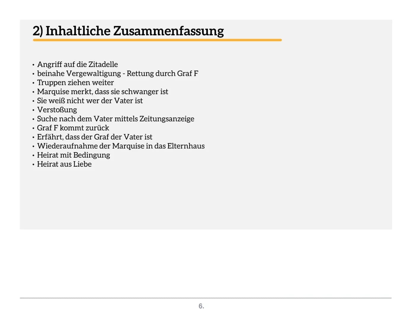 Die Marquise von O...
CLIMB TO
Your ABI
1. Inhaltsverzeichnis
1) Heinrich von Kleist
2) Inhaltliche Zusammenfassung
3) Erzähltechnik
3.1) Er