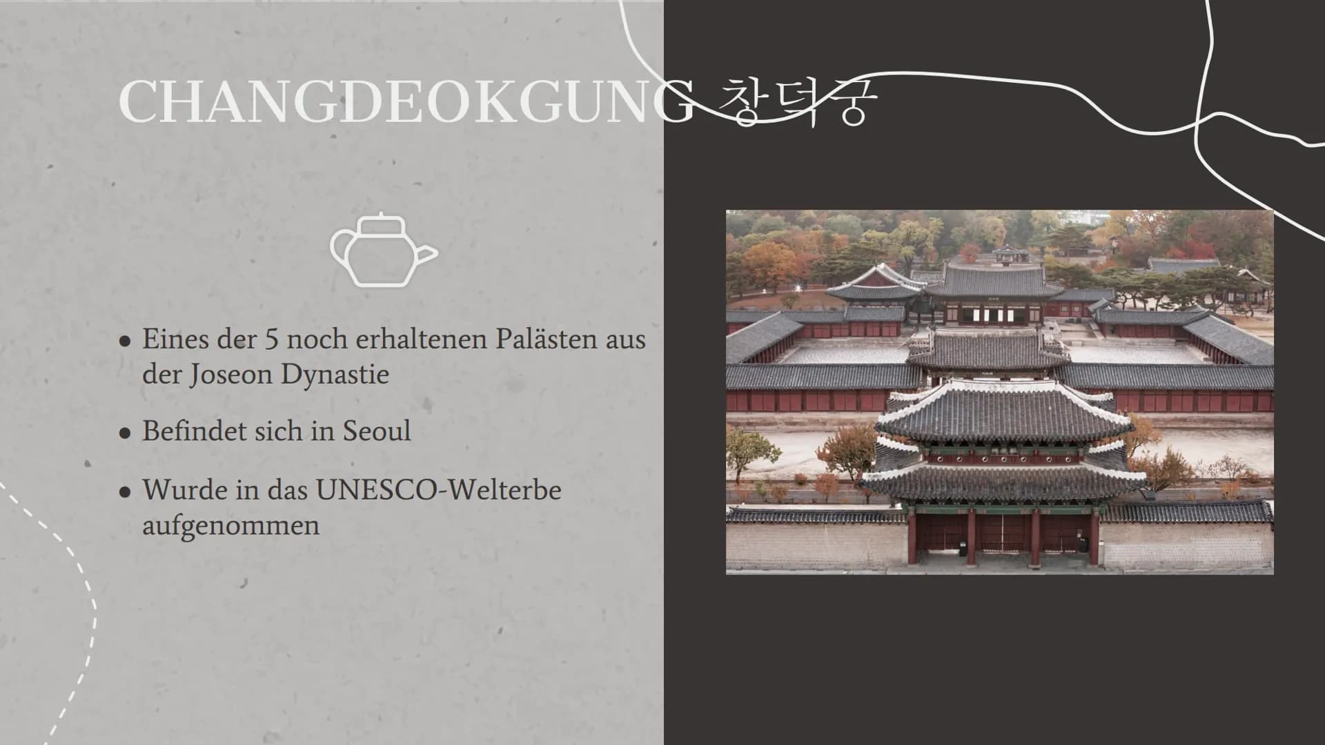SÜDKOREA UND DER
KOREAKRIEG INHALTSVERZEICHNES
01
SÜDKOREA
DATEN & FAKTEN
03
KOREAKRIEG
DIE VERGANGENHEIT
02
KULTUR
TRADITIONELL &
MODERN
04