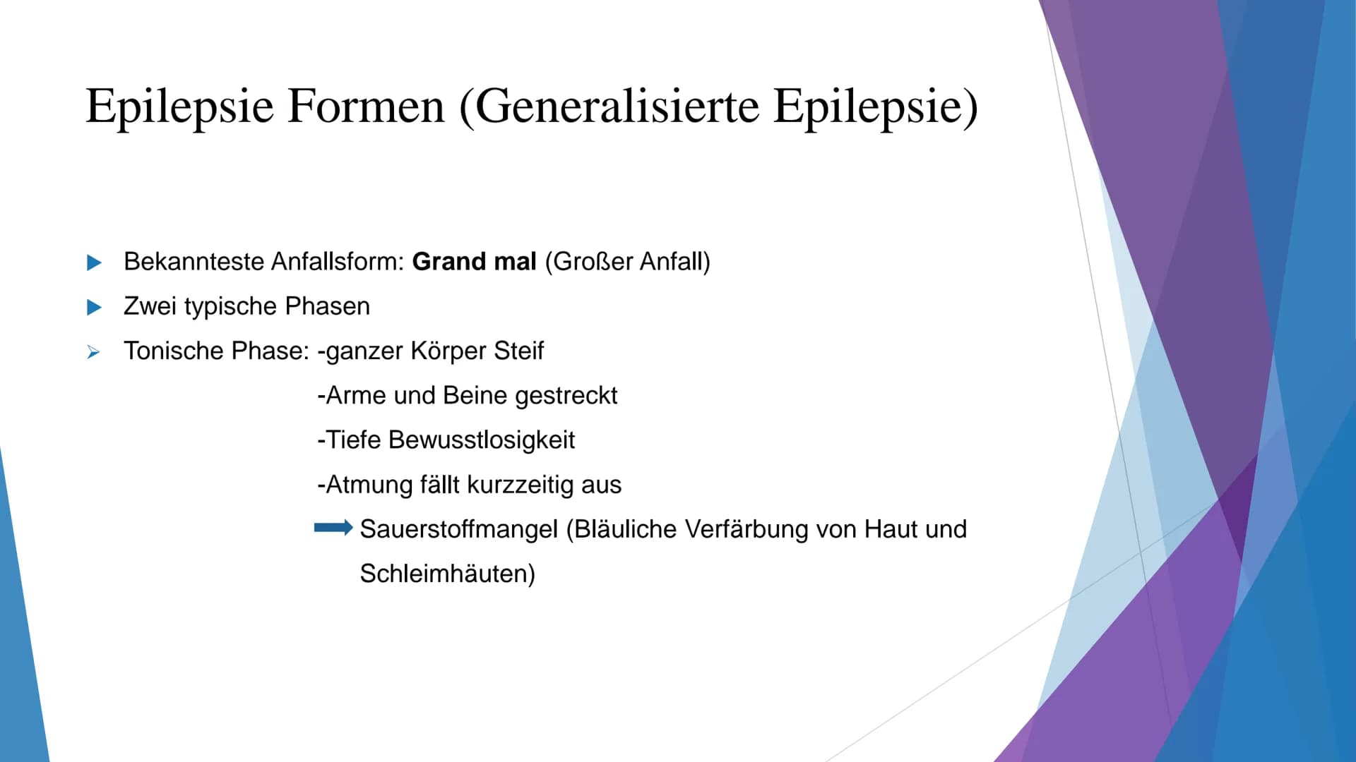 MAT
AN
Epilepsie
W Gliederung
Was ist Epilepsie?
Definition
Formen
Unterschiede im Hirn
Epileptischer Anfall
Erste Hilfe
Ursachen
Risikofakt