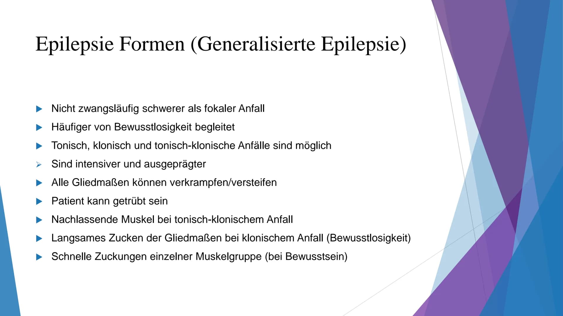 MAT
AN
Epilepsie
W Gliederung
Was ist Epilepsie?
Definition
Formen
Unterschiede im Hirn
Epileptischer Anfall
Erste Hilfe
Ursachen
Risikofakt