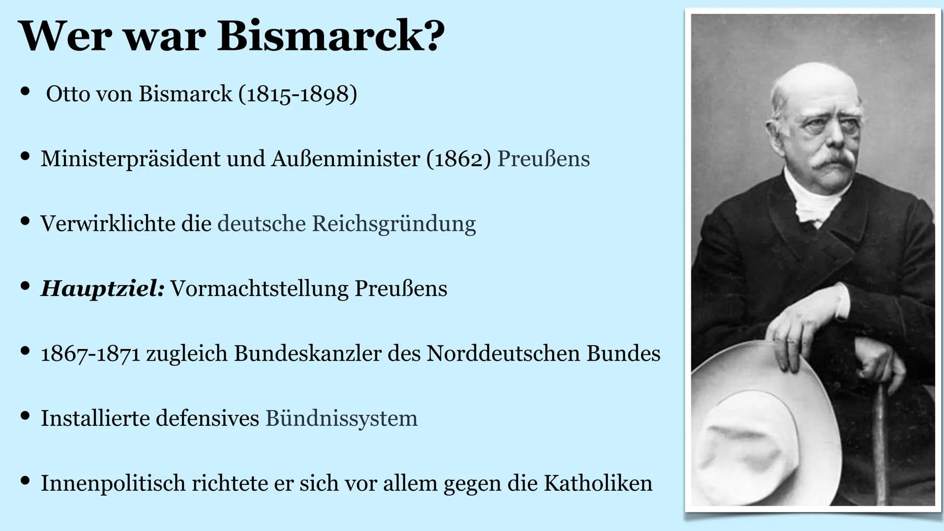 Reichsgründung 1871
Arda Erdem - Berkan Ayvali – Rüken Düven - Oliver Fejler Leitfrage
Reichsgründung 1871:
Frankreich böser Erzfeind oder
ü