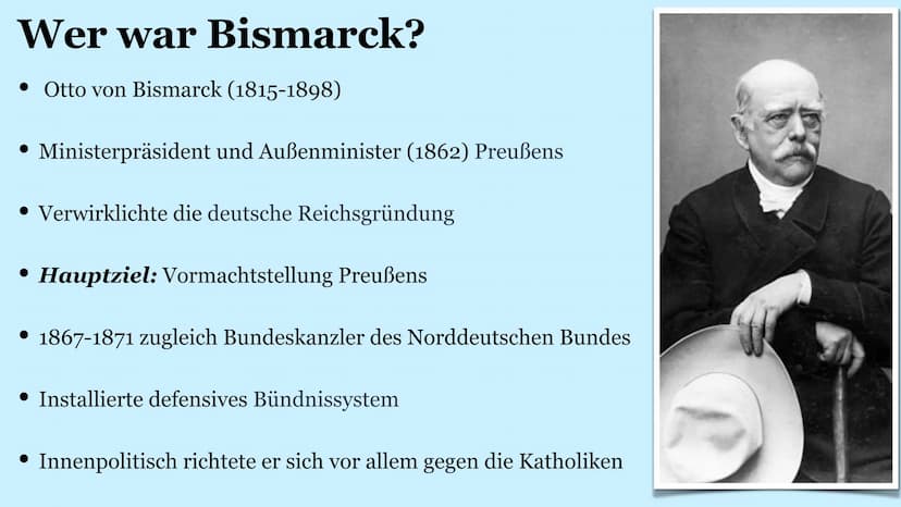Reichsgründung 1871
Arda Erdem - Berkan Ayvali – Rüken Düven - Oliver Fejler Leitfrage
Reichsgründung 1871:
Frankreich böser Erzfeind oder
ü