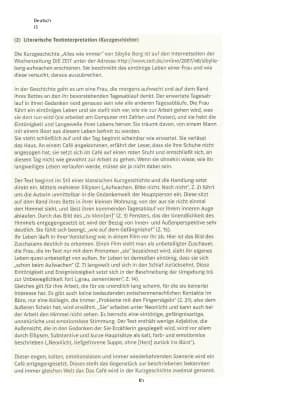Know „Alles wie immer“ Sibylle Berg / Textinterpretation thumbnail