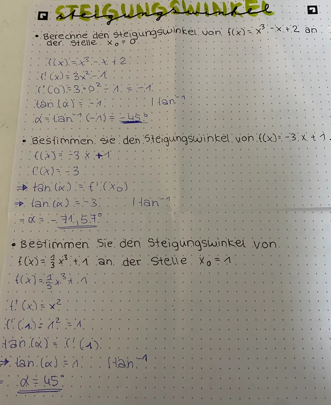 L
TANGENTE
Yt = f'(xo) : (x-xo) + f(xo)]
Bestimmen Sie die Gleichung der tangente an den
=
man kennt:
y = f(x6) (Xx=x6) + f(x6);
yt ==2=(x-1