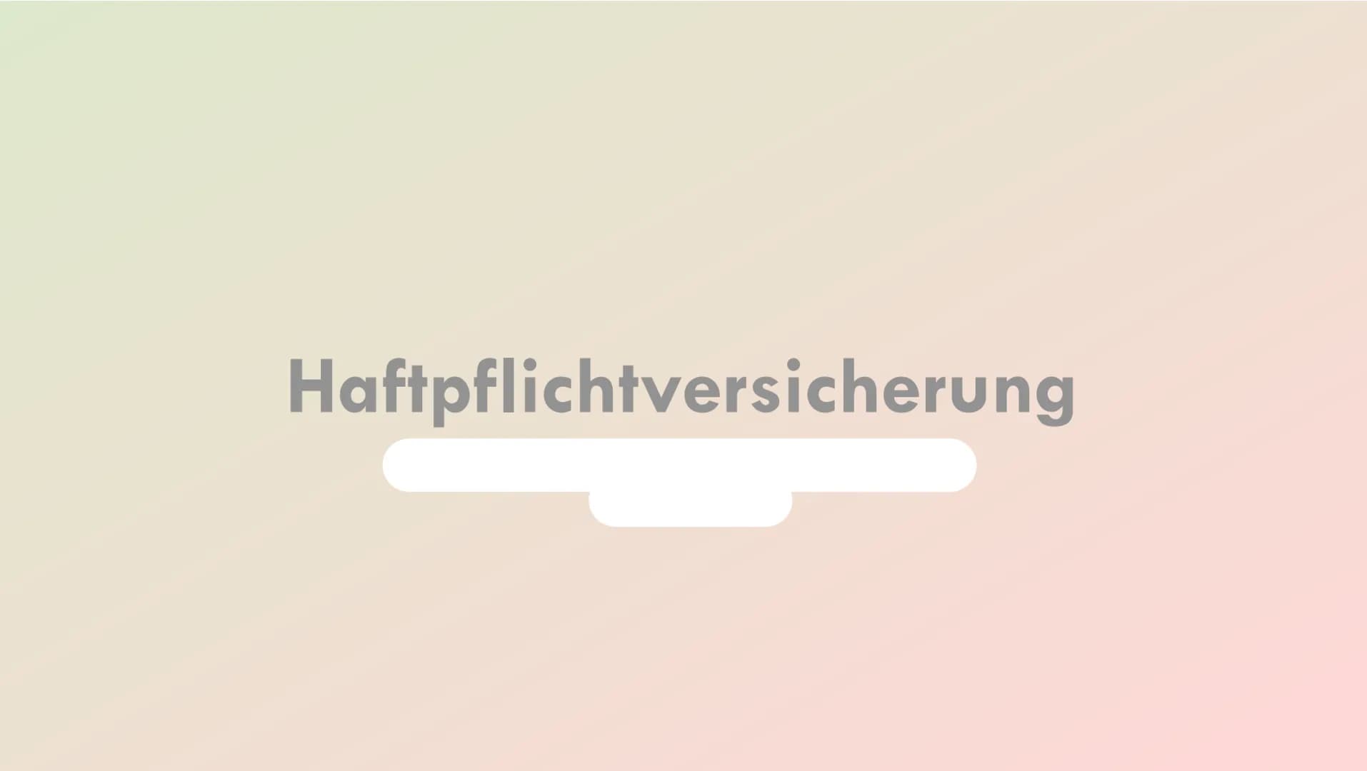 Haftpflichtversicherung Gliederung
1. Was ist eine Haftpflichtversicherung?
2. Allgemeine Informationen
3. Tarife
4. Wie hoch sollte man sic