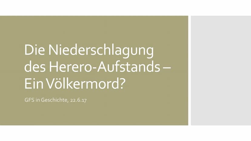 ,,Unter Historikern ist der
Generalleutnant, der 1904 in der
deutschen Kolonie Südwestafrika den
Aufstand der Herero niederschlug, ein
bruta