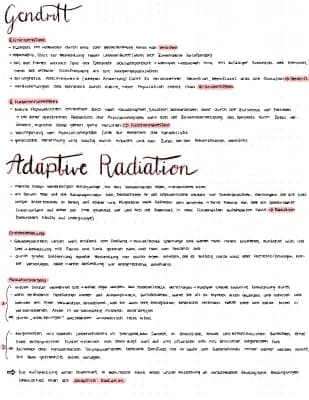 Know Gendrift und adaptive Radiation  thumbnail