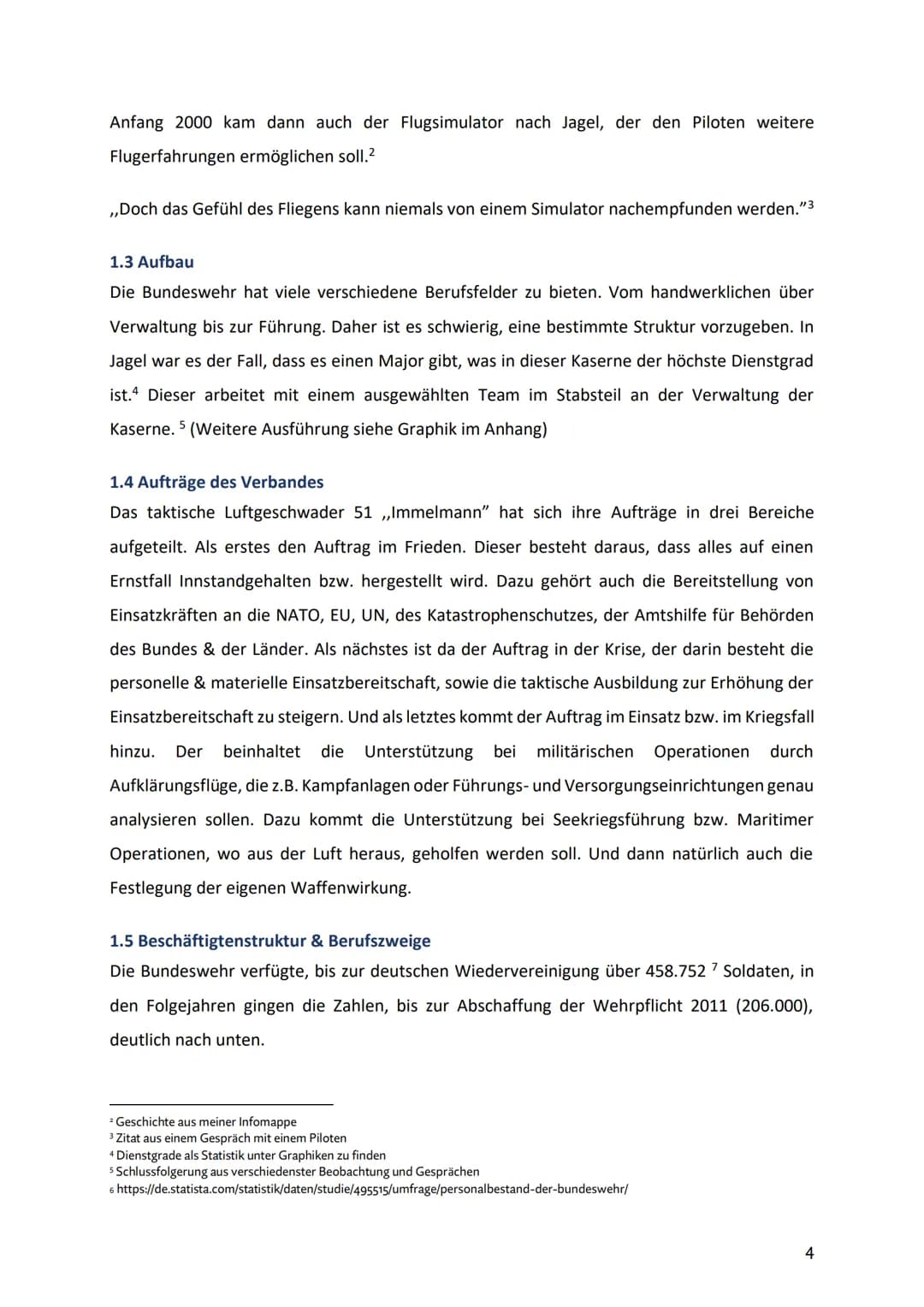 Wirtschaftspraktikumsbericht
von der
1
BUNDESWEHR
Leitfrage:
Sollte heutzutage noch vom Staat in die Bundeswehr
investiert werden?
Von Svea 
