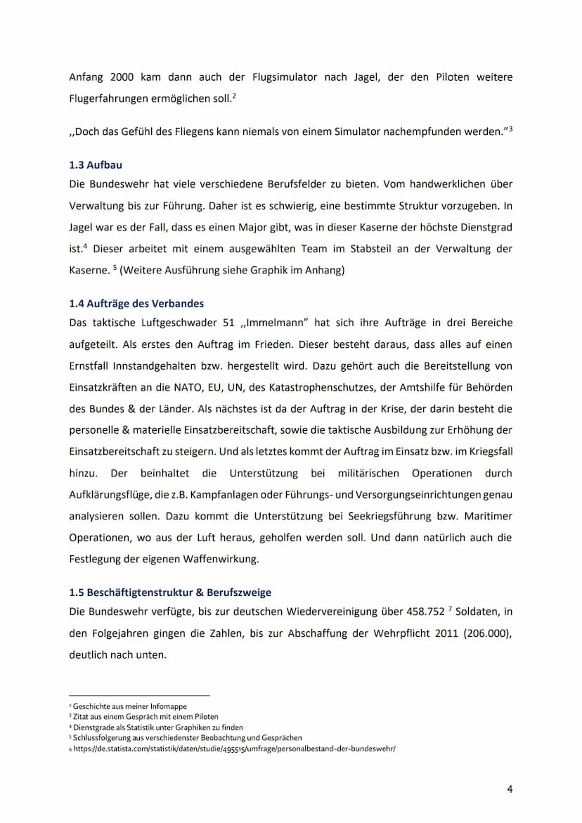 Wirtschaftspraktikumsbericht
von der
1
BUNDESWEHR
Leitfrage:
Sollte heutzutage noch vom Staat in die Bundeswehr
investiert werden?
Von Svea 