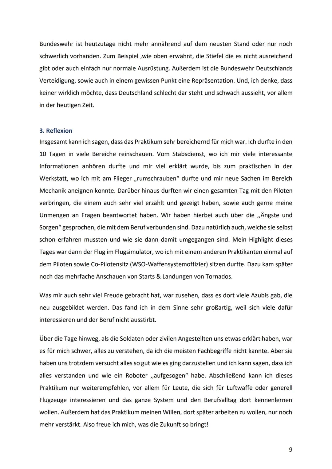 Wirtschaftspraktikumsbericht
von der
1
BUNDESWEHR
Leitfrage:
Sollte heutzutage noch vom Staat in die Bundeswehr
investiert werden?
Von Svea 