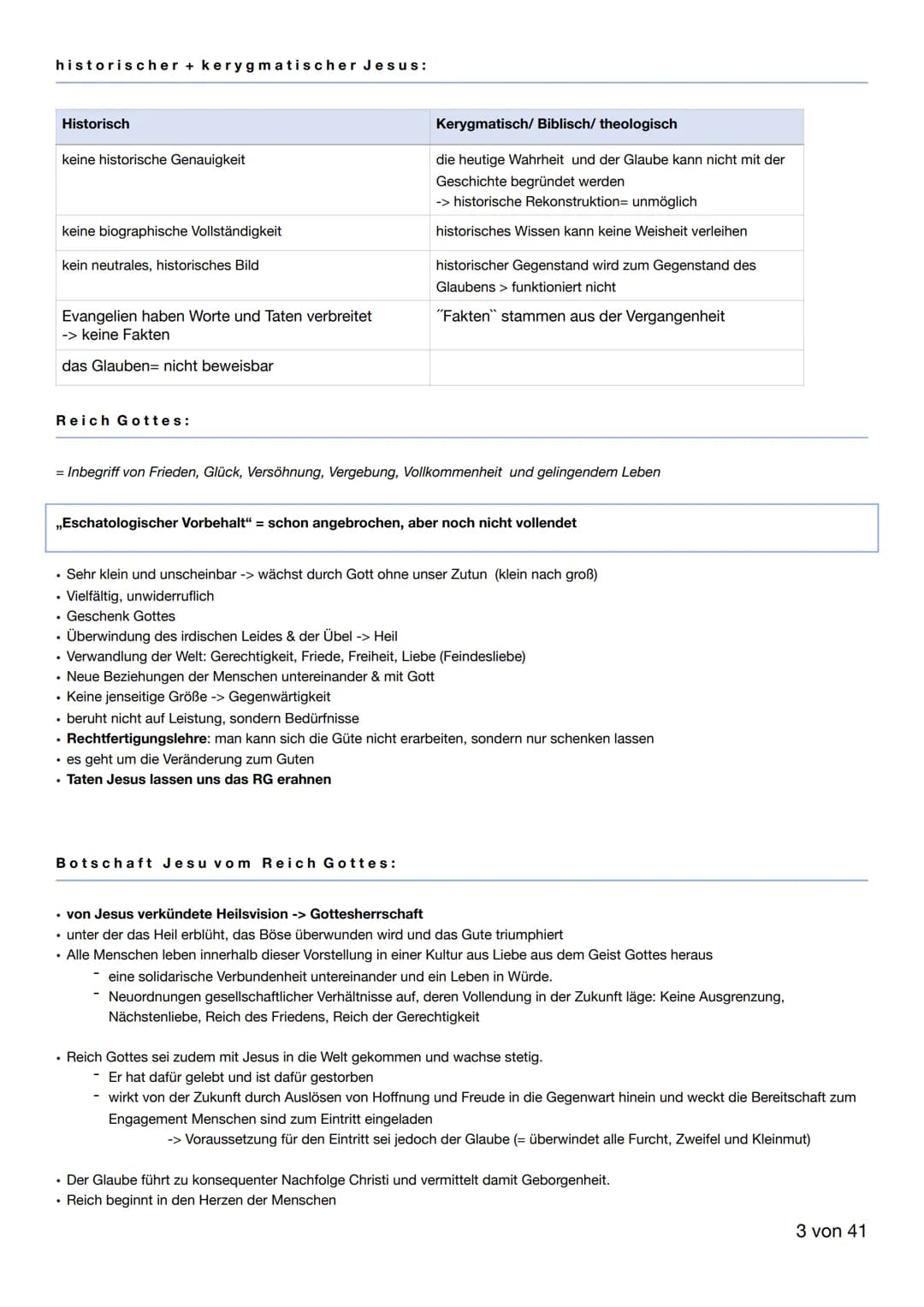 RELIGION
2021
1 von 41 Q1: Jesus
JESUS CHRISTUS +
VERKÜNDIGUNG REICH GOTTES
Leben Jesu:
Jesus = griechische Form des hebräischen Jehoshua (,