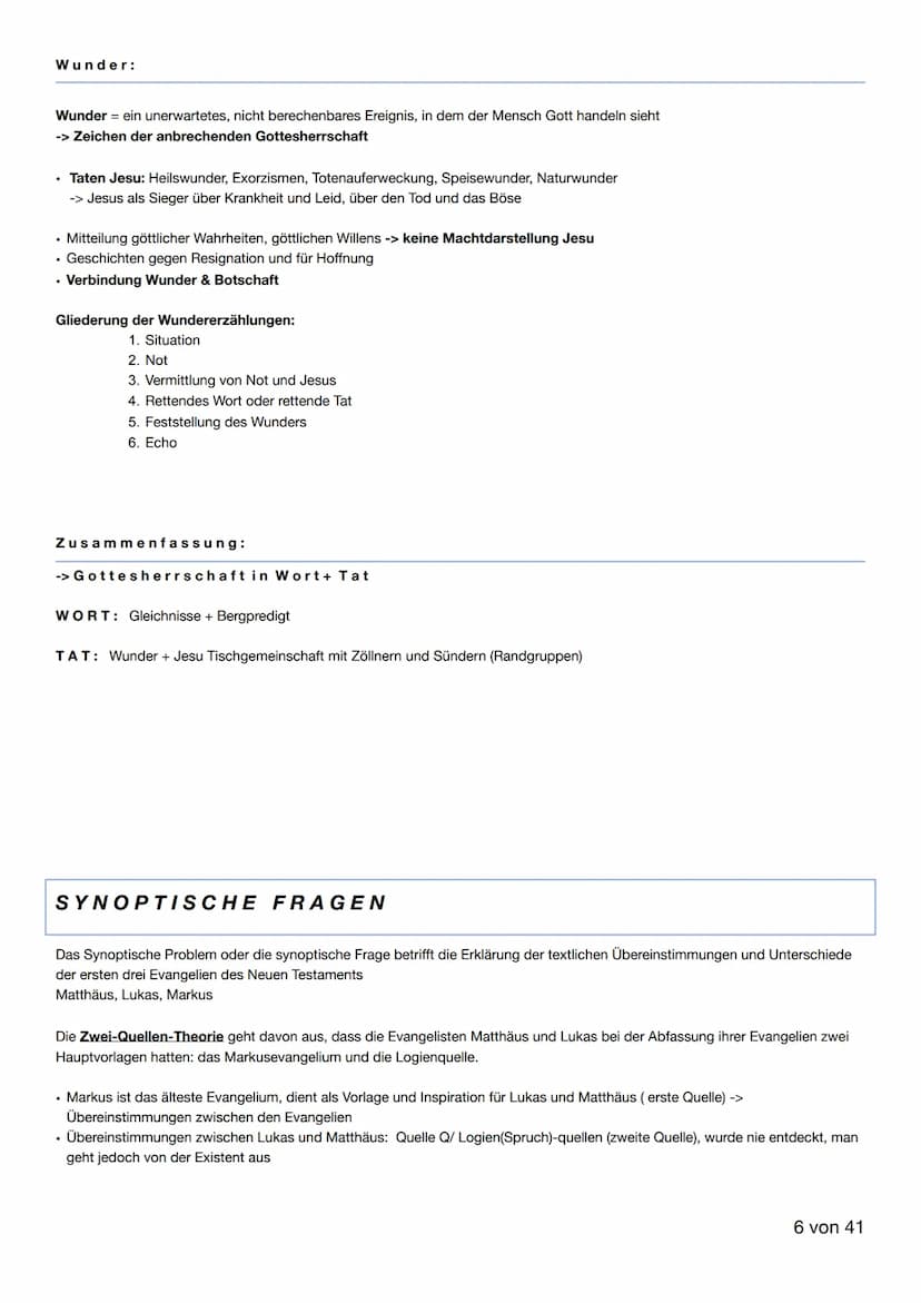 RELIGION
2021
1 von 41 Q1: Jesus
JESUS CHRISTUS +
VERKÜNDIGUNG REICH GOTTES
Leben Jesu:
Jesus = griechische Form des hebräischen Jehoshua (,
