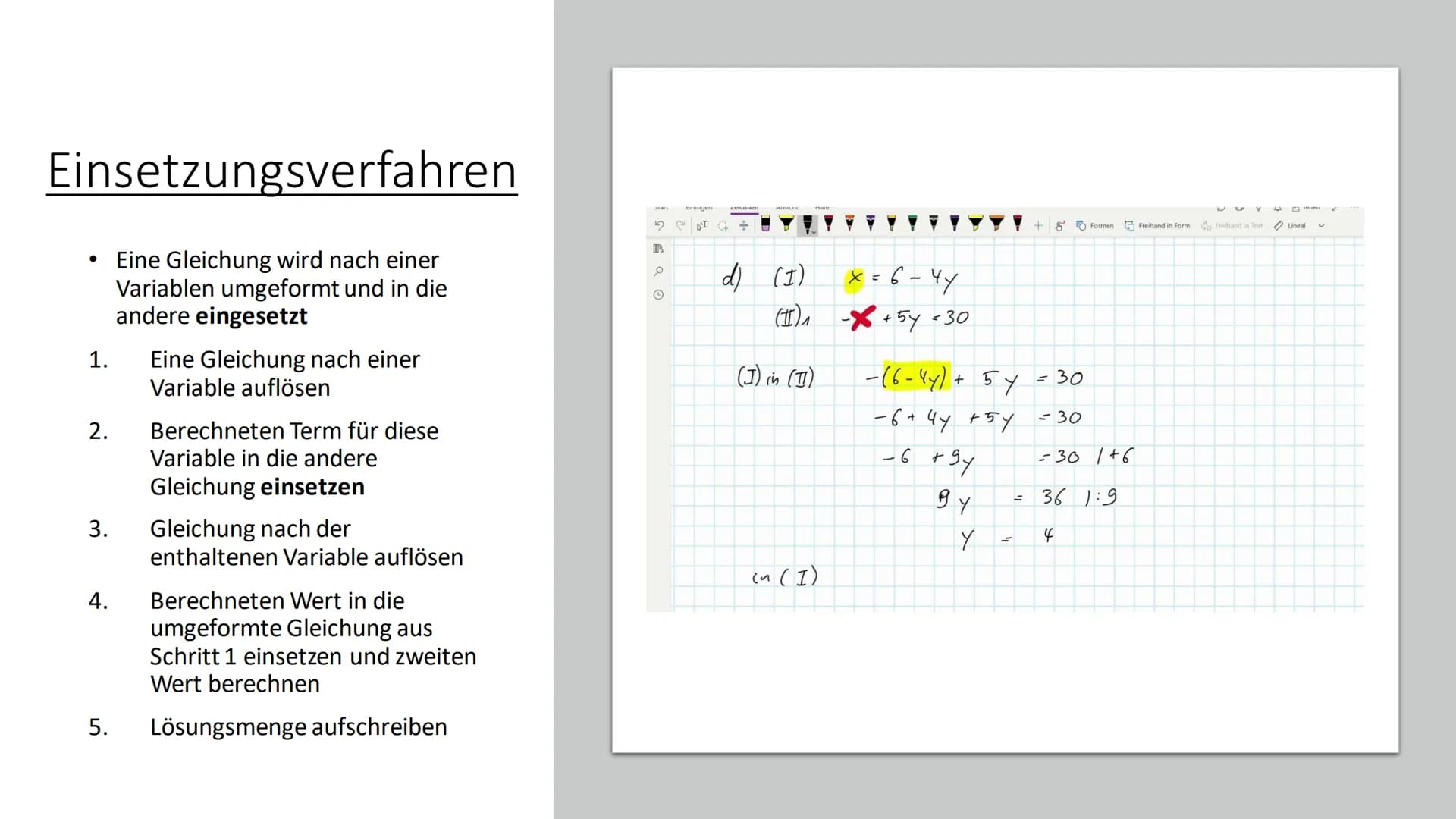 LGS/ Gauß
Verfahren Inhaltsverzeichnis
●
Fachbegriffe
Lineare Gleichungssysteme
●
Einsetzungsverfahren
Gleichsetzungsverfahren
Additionsverf