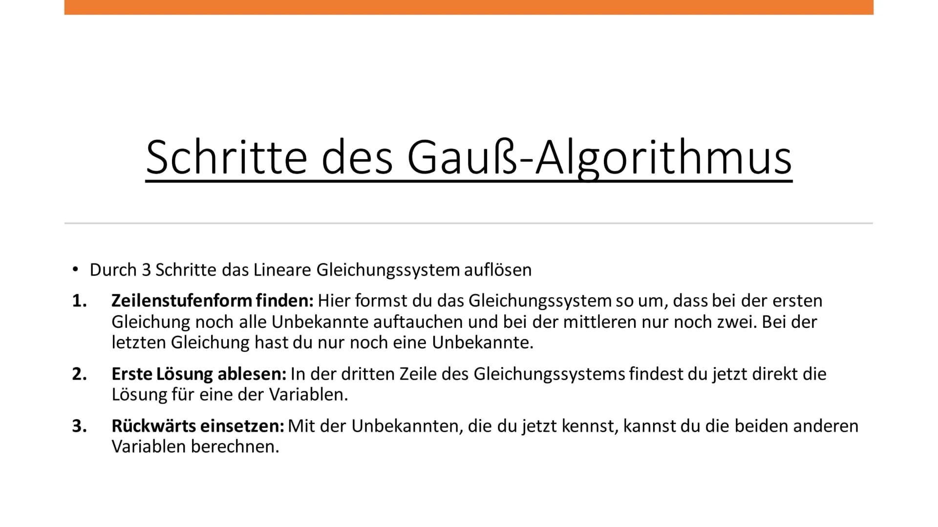 LGS/ Gauß
Verfahren Inhaltsverzeichnis
●
Fachbegriffe
Lineare Gleichungssysteme
●
Einsetzungsverfahren
Gleichsetzungsverfahren
Additionsverf