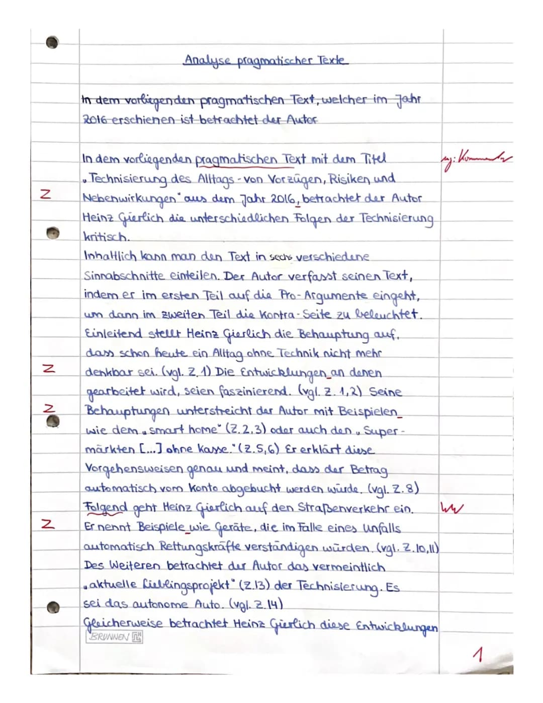 Analyse pragmatischer Texte