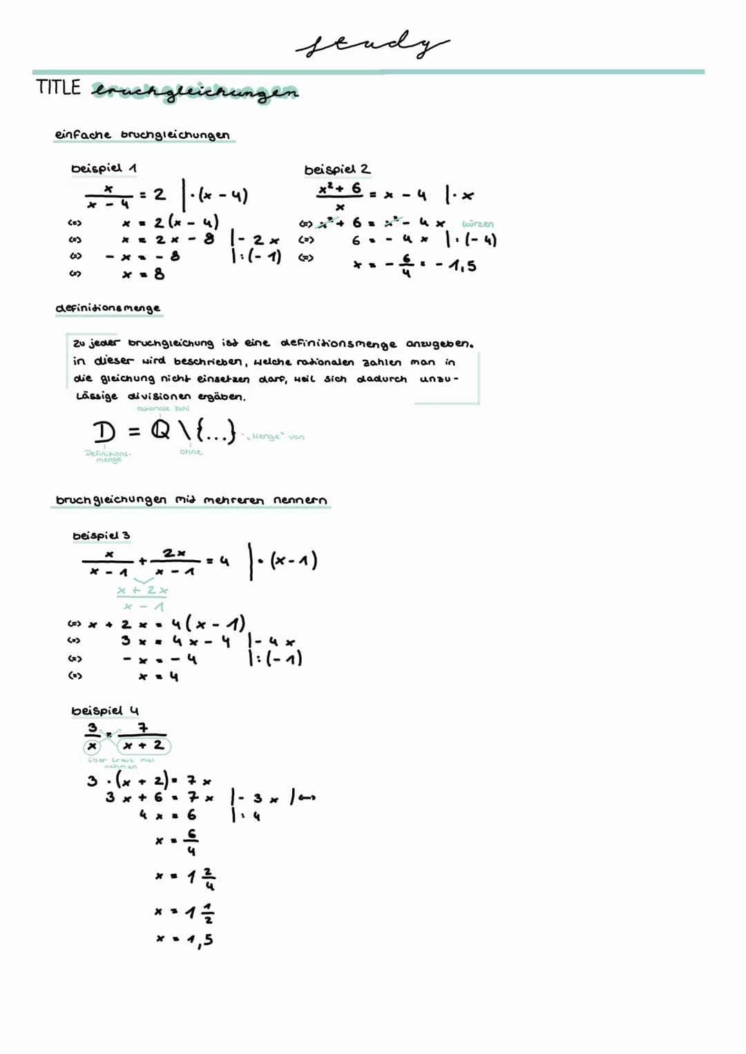 TITLE brüche
addieren und subtrahieren
4
25+
8
+
6 15 30 30
erweitern
음 - 응응 - 1층 지
=
=
12
20
60 60
multiplizieren
녹음
dividieren
=
3
12
음음 놀