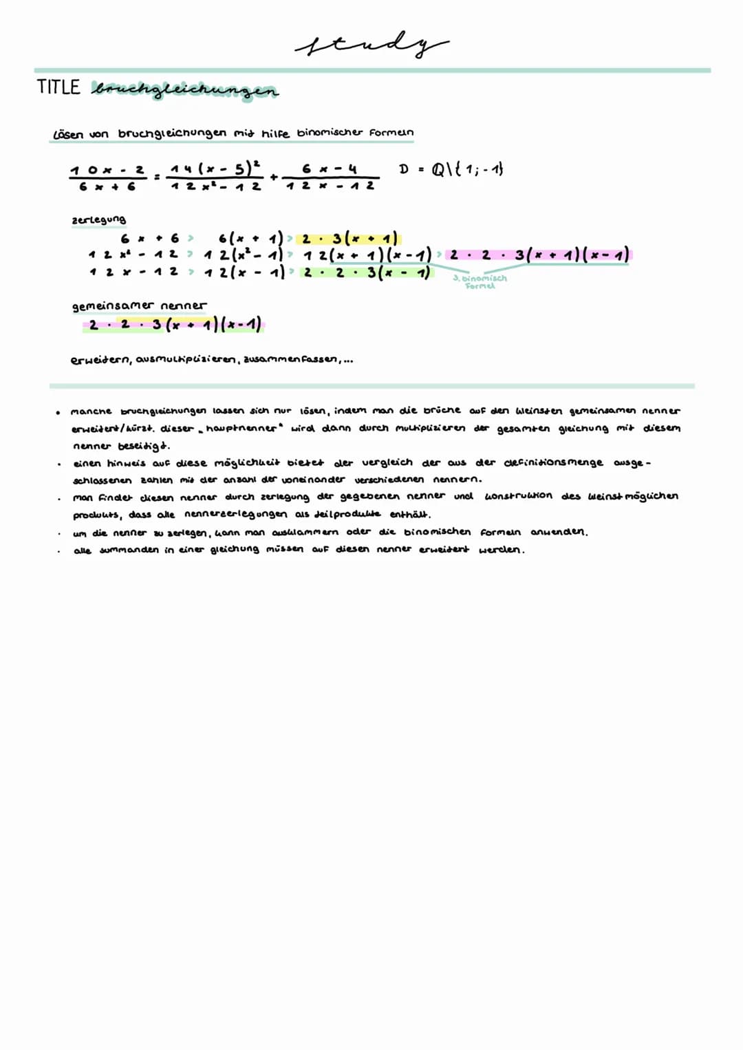 TITLE brüche
addieren und subtrahieren
4
25+
8
+
6 15 30 30
erweitern
음 - 응응 - 1층 지
=
=
12
20
60 60
multiplizieren
녹음
dividieren
=
3
12
음음 놀