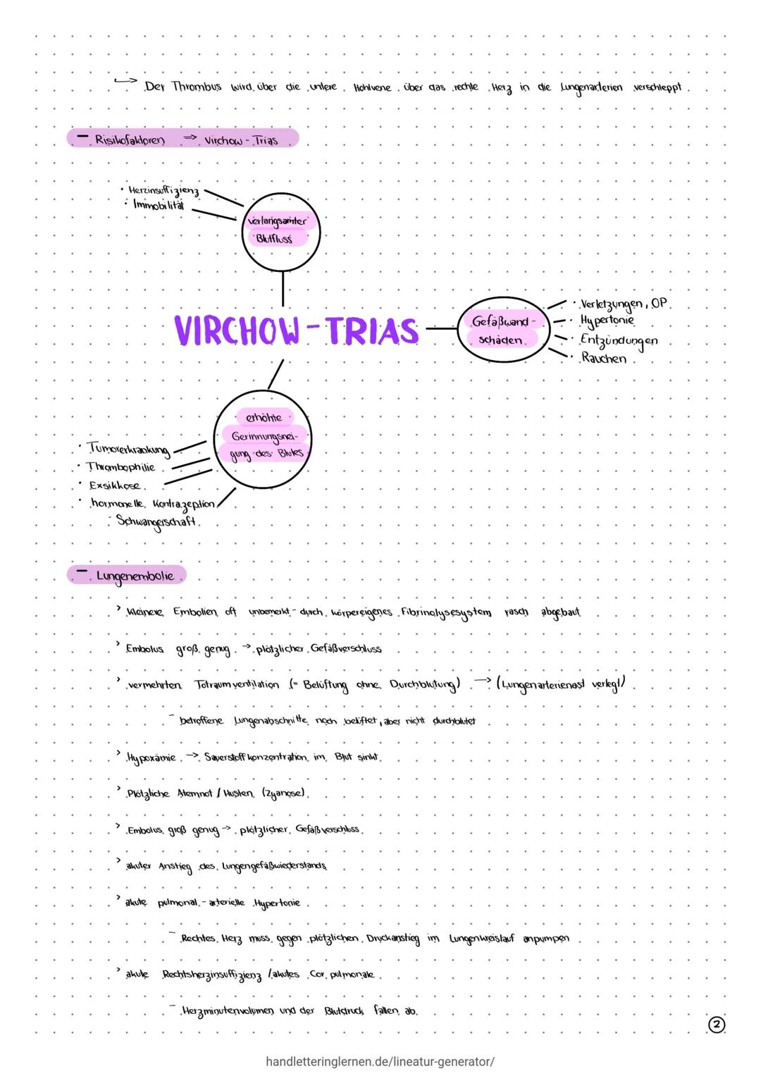 # LUNGENEMBOLIE

PFH16.

- Definition

$
\longrightarrow
$
Synonym Lungenarterienembolie, Pulmonalarterienembolie

- den Verschluss einer od