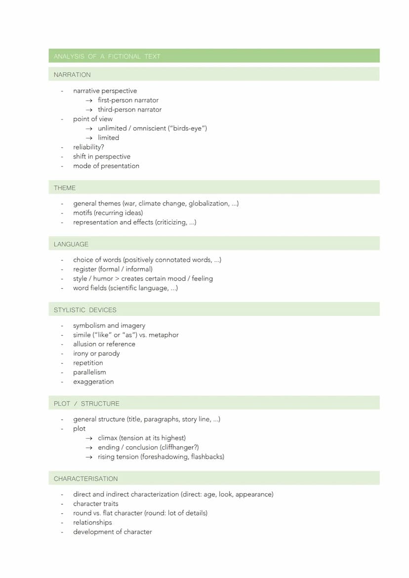 ANALYSIS OF A NON-FICTIONAL TEXT
STRUCTURE
title / subtitle or other striking visuals
general structure
line of argument or train of thought