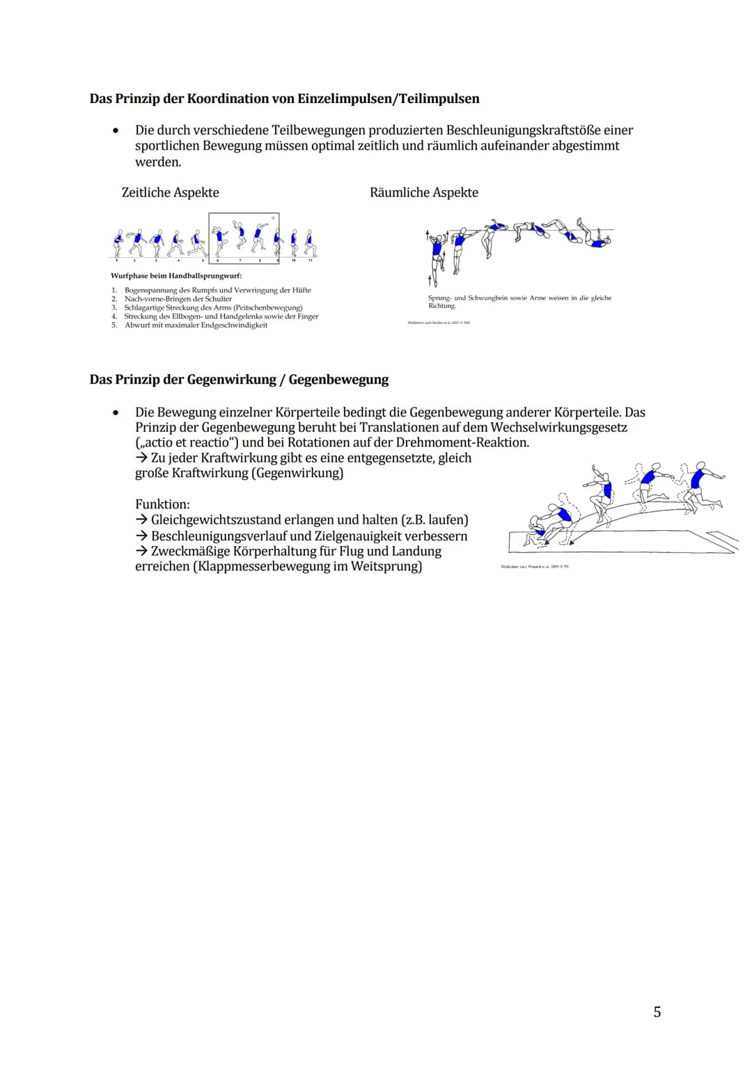 Sport Lernzettel Abitur
1. Themenfeld ,,Bewegungsanalyse"
Biomechanik Definition:
Die Biomechanik des Sports dient zur Beschreibung und Erkl